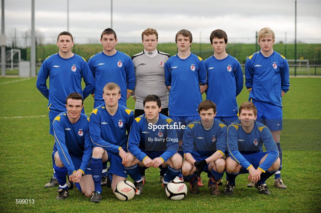 28 February 2012; The Drogheda Institute of FE. Umbro CUFL Division Two Final, Drogheda Institute of FE v IT Carlow 'C', Greenogue, Peamount United FC, Peamount, Dublin. Picture credit: Barry Cregg / SPORTSFILE