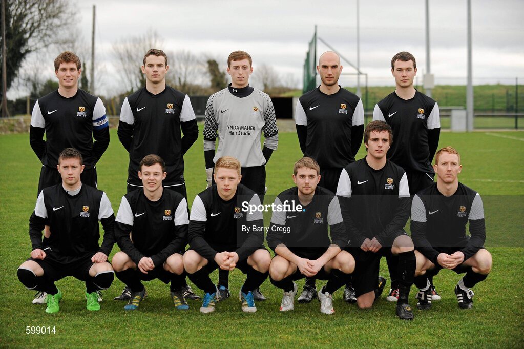 28 February 2012; The IT Carlow 'C' team. Umbro CUFL Division Two Final, Drogheda Institute of FE v IT Carlow 'C', Greenogue, Peamount United FC, Peamount, Dublin. Picture credit: Barry Cregg / SPORTSFILE