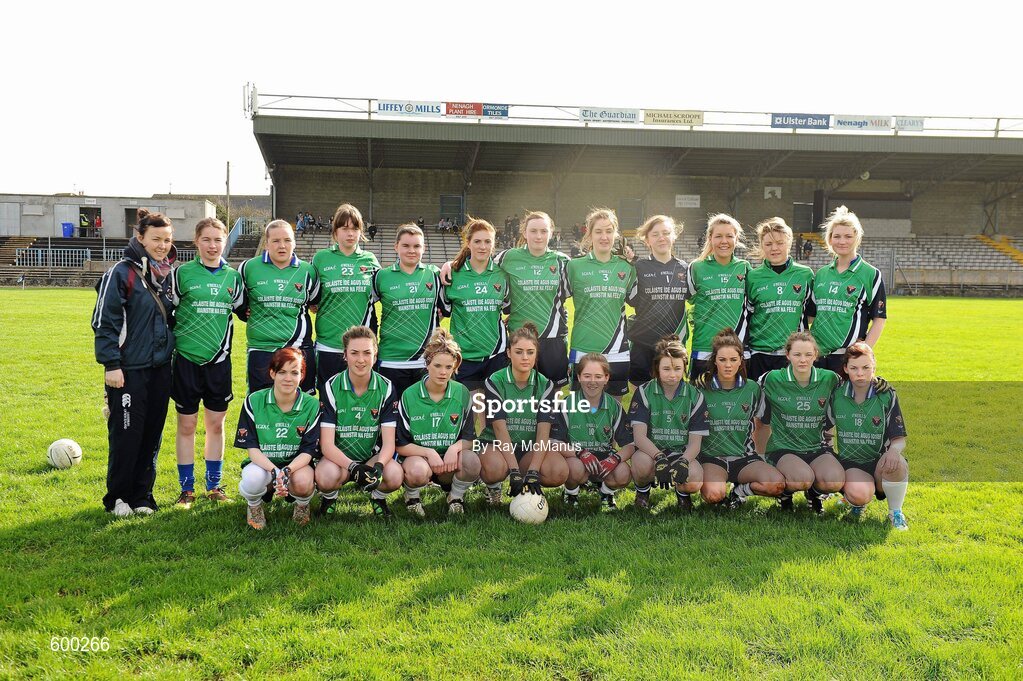 3 March 2012; The Colaiste Ide agus Iosef squad. Tesco All-Ireland Post Primary Schools Senior A Semi-Final, St Leo’s, Carlow v Colaiste Ide agus Iosef, Limerick, McDonagh Park, Nenagh, Co. Tipperary. Picture credit: Ray McManus / SPORTSFILE