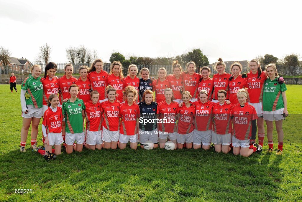 3 March 2012; The St Leo’s squad. Tesco All-Ireland Post Primary Schools Senior A Semi-Final, St Leo’s, Carlow v Colaiste Ide agus Iosef, Limerick, McDonagh Park, Nenagh, Co. Tipperary. Picture credit: Ray McManus / SPORTSFILE