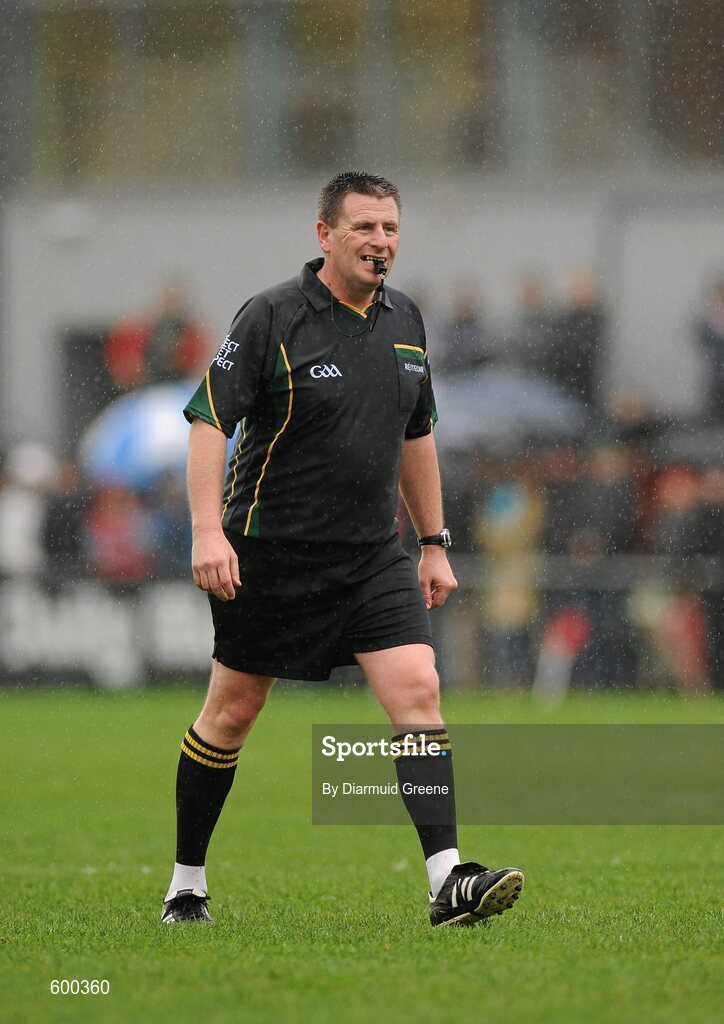 3 March 2012; Referee Brian Gavin. Irish Daily Mail Fitzgibbon Cup Final, University College Cork v Cork Institute of Technology, Mardyke Arena, Cork. Picture credit: Diarmuid Greene / SPORTSFILE
