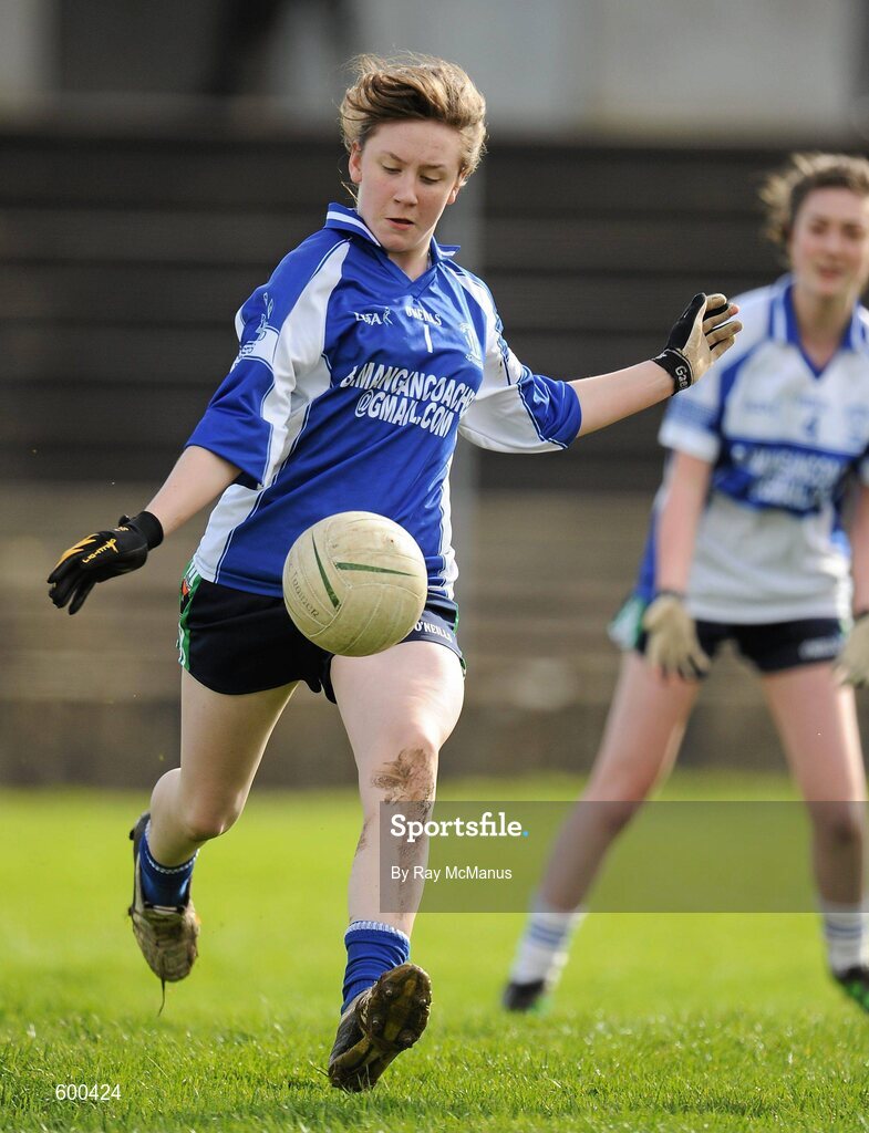 3 March 2012; Melissa Holland, Colaiste Ide agus Iosef. Tesco All-Ireland Post Primary Schools Senior A Semi-Final, St Leo’s, Carlow v Colaiste Ide agus Iosef, Limerick, McDonagh Park, Nenagh, Co. Tipperary. Picture credit: Ray McManus / SPORTSFILE