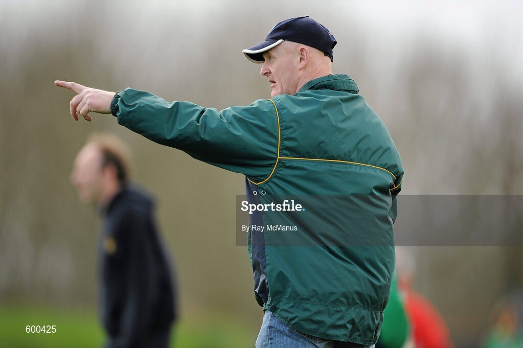 3 March 2012; Colaiste Ide agus Iosef joint manager Billy Mangan. Tesco All-Ireland Post Primary Schools Senior A Semi-Final, St Leo’s, Carlow v Colaiste Ide agus Iosef, Limerick, McDonagh Park, Nenagh, Co. Tipperary. Picture credit: Ray McManus / SPORTSFILE