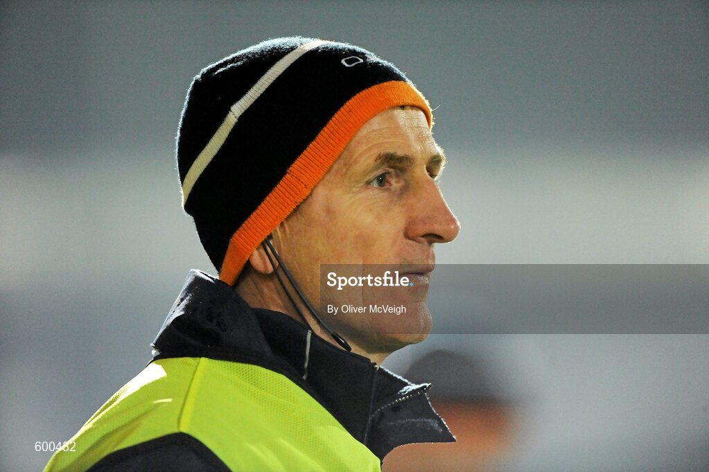 3 March 2012; Armagh manager Paddy O'Rourke. Allianz Football League, Division 1, Armagh v Mayo, Morgan Athletic Grounds, Armagh. Picture credit: Oliver McVeigh / SPORTSFILE