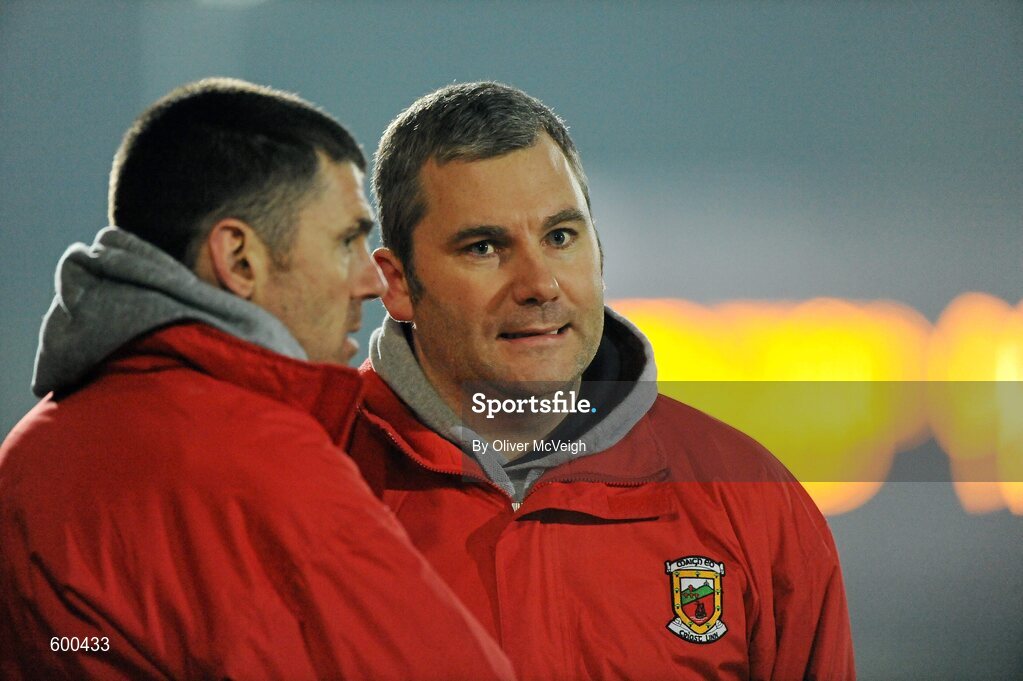 3 March 2012; Mayo Manager James Horan. Allianz Football League, Division 1, Armagh v Mayo, Morgan Athletic Grounds, Armagh. Picture credit: Oliver McVeigh / SPORTSFILE