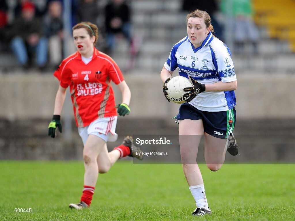 3 March 2012; Sinead Guiney, Colaiste Ide agus Iosef. Tesco All-Ireland Post Primary Schools Senior A Semi-Final, St Leo’s, Carlow v Colaiste Ide agus Iosef, Limerick, McDonagh Park, Nenagh, Co. Tipperary. Picture credit: Ray McManus / SPORTSFILE