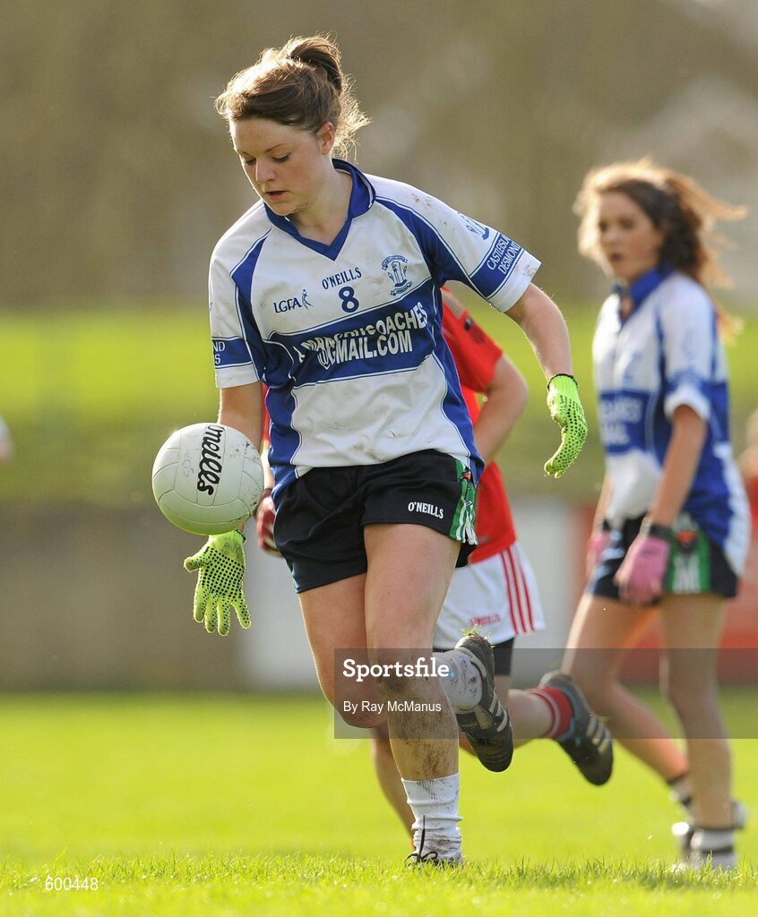 3 March 2012; Eibhlis Dillon, Colaiste Ide agus Iosef. Tesco All-Ireland Post Primary Schools Senior A Semi-Final, St Leo’s, Carlow v Colaiste Ide agus Iosef, Limerick, McDonagh Park, Nenagh, Co. Tipperary. Picture credit: Ray McManus / SPORTSFILE