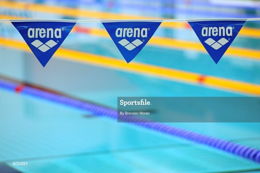 2 March 2012; A general view of signage at the National Aquatic Centre during the Irish Long Course National Swimming Championships/Olympic Trials. National Aquatic Centre, Abbotstown, Dublin. Picture credit: Brendan Moran / SPORTSFILE