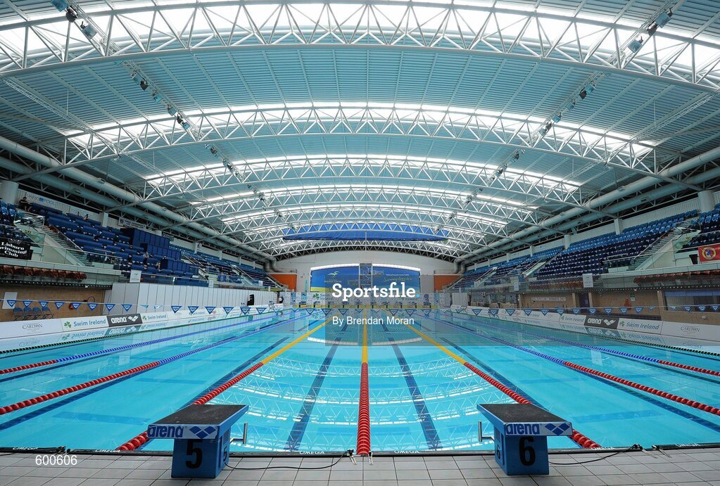2 March 2012; A general view of the National Aquatic Centre during the Irish Long Course National Swimming Championships/Olympic Trials. National Aquatic Centre, Abbotstown, Dublin. Picture credit: Brendan Moran / SPORTSFILE
