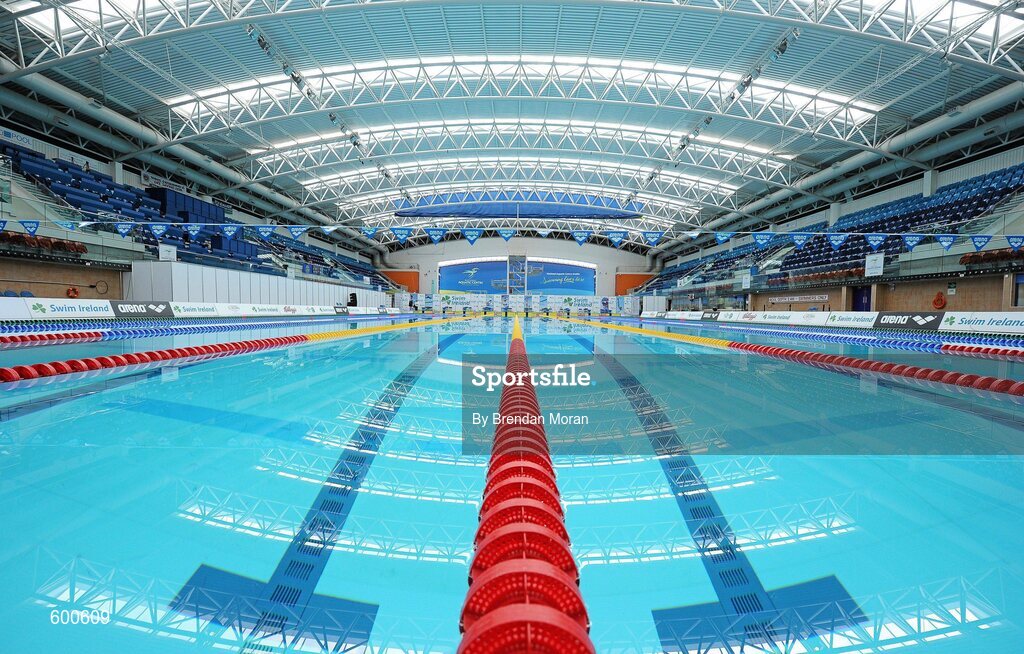 2 March 2012; A general view of the National Aquatic Centre during the Irish Long Course National Swimming Championships/Olympic Trials. National Aquatic Centre, Abbotstown, Dublin. Picture credit: Brendan Moran / SPORTSFILE