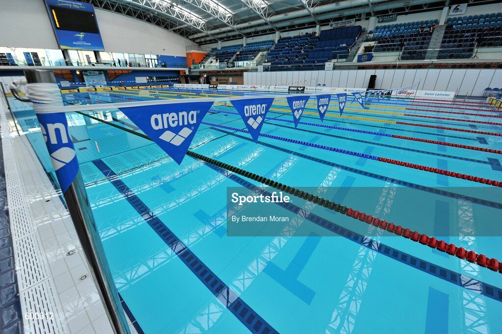 2 March 2012; A general view of the National Aquatic Centre during the Irish Long Course National Swimming Championships/Olympic Trials. National Aquatic Centre, Abbotstown, Dublin. Picture credit: Brendan Moran / SPORTSFILE
