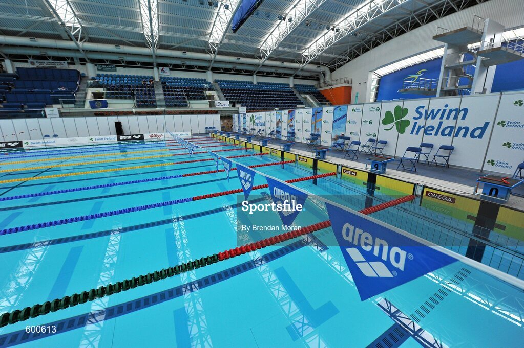 2 March 2012; A general view of the National Aquatic Centre during the Irish Long Course National Swimming Championships/Olympic Trials. National Aquatic Centre, Abbotstown, Dublin. Picture credit: Brendan Moran / SPORTSFILE