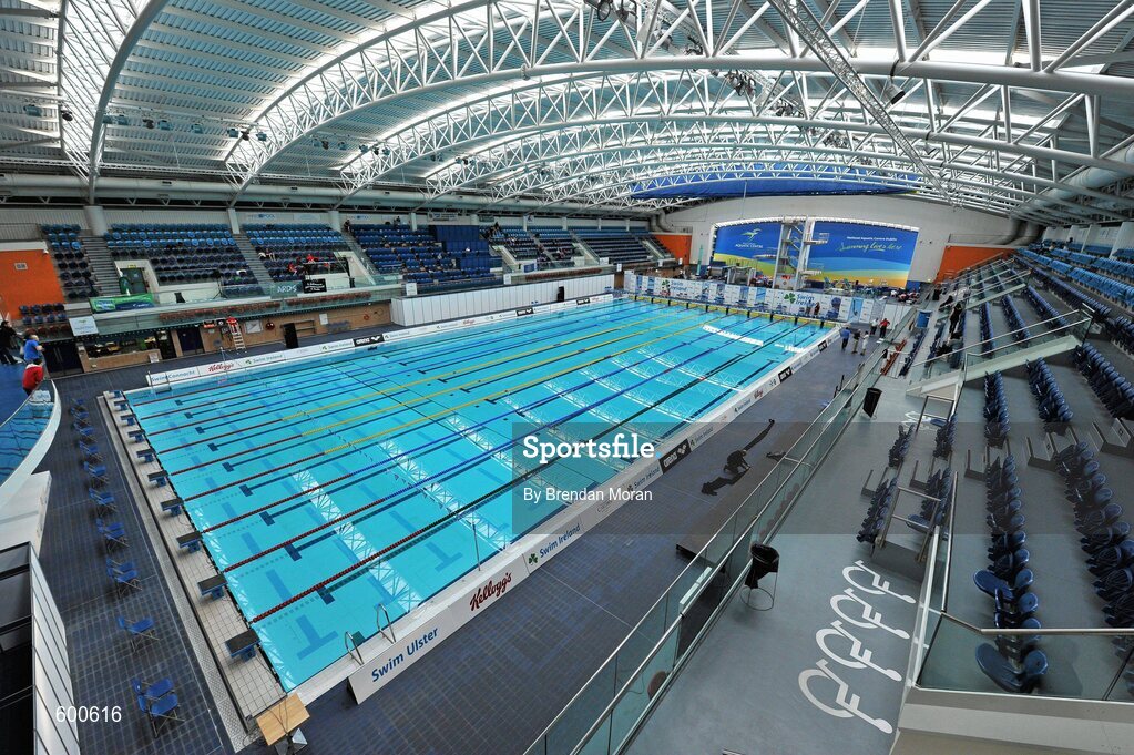 2 March 2012; A general view of the National Aquatic Centre during the Irish Long Course National Swimming Championships/Olympic Trials. National Aquatic Centre, Abbotstown, Dublin. Picture credit: Brendan Moran / SPORTSFILE