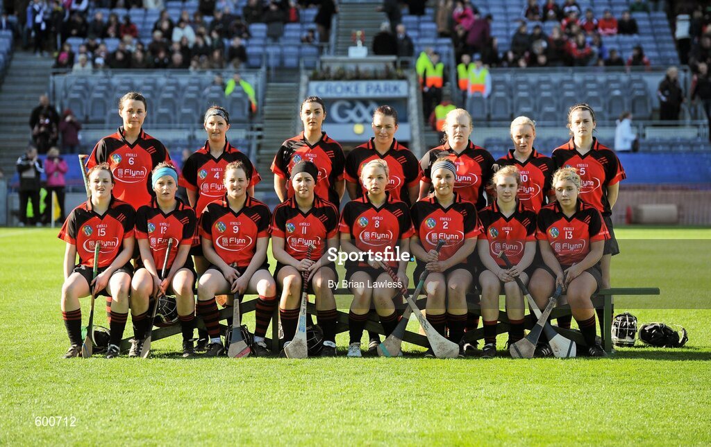 4 March 2012; The Oulart-the-Ballagh team. All Ireland Senior Camogie Club Championship Final 2011, Drom/Inch, Tipperary v Oulart-the-Ballagh, Wexford, Croke Park, Dublin. Picture credit: Brian Lawless / SPORTSFILE
