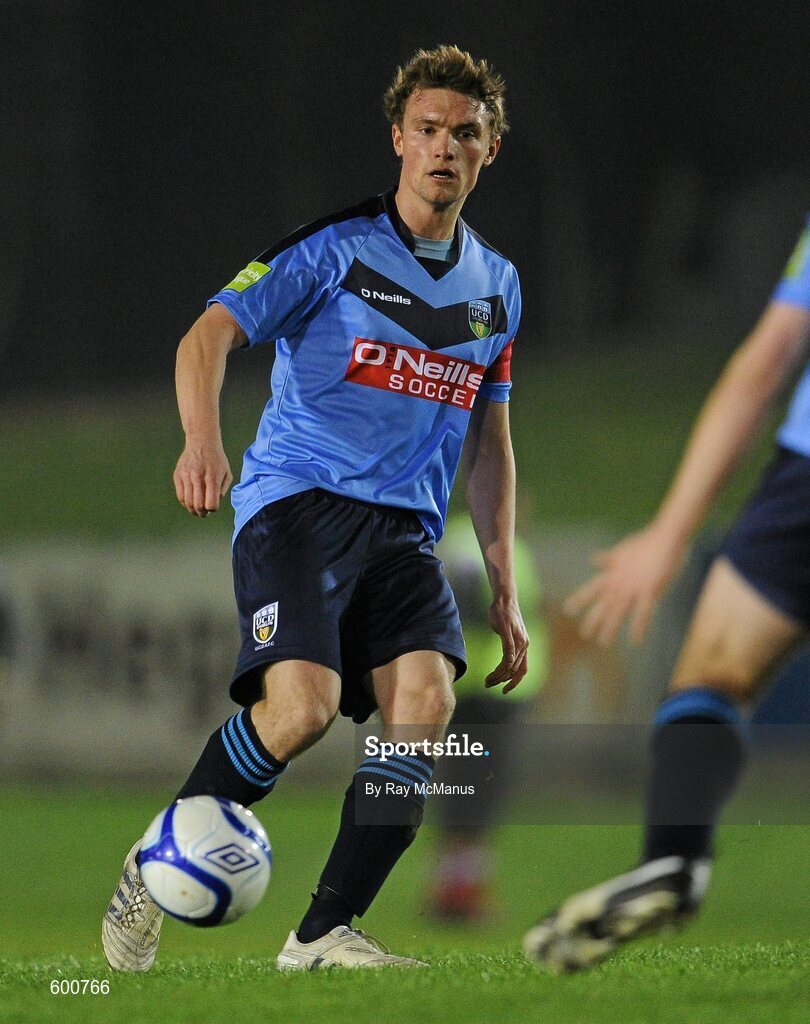 2 March 2012; UCD captain Mick Leahy. Airtricity League Premier Division, UCD v Cork City, Belfield Bowl, UCD, Belfield, Dublin. Picture credit: Ray McManus / SPORTSFILE