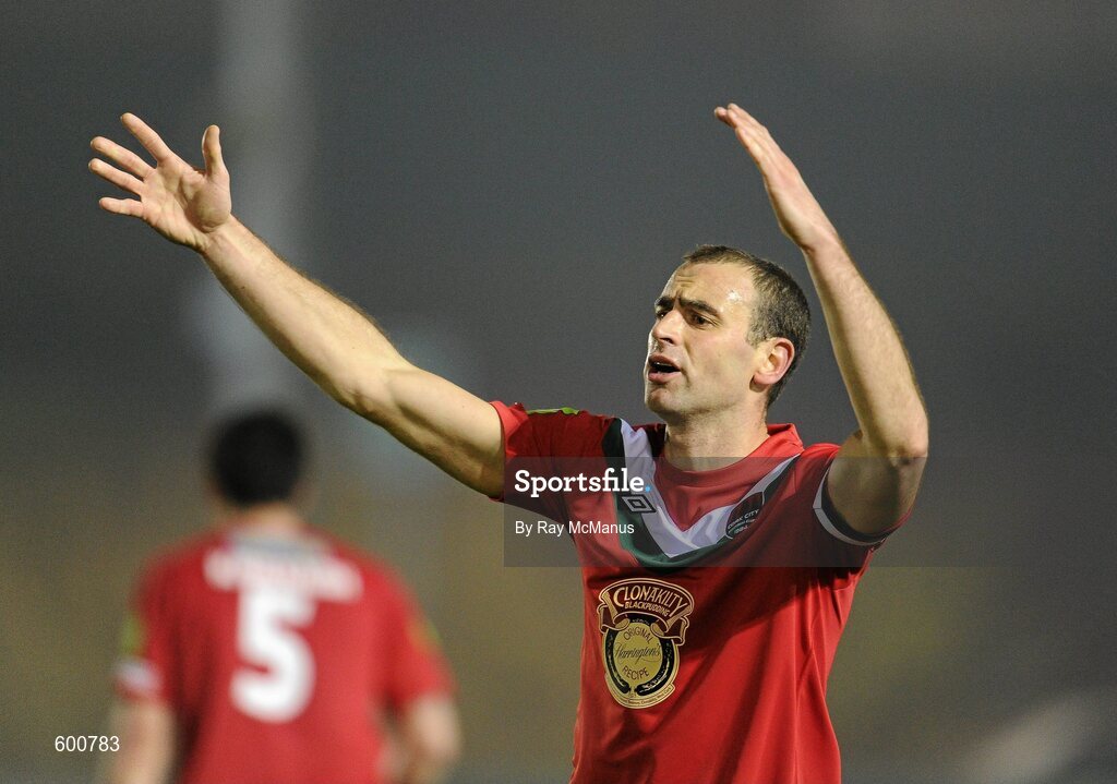 2 March 2012; Cork City captain Dan Murray. Airtricity League Premier Division, UCD v Cork City, Belfield Bowl, UCD, Belfield, Dublin. Picture credit: Ray McManus / SPORTSFILE