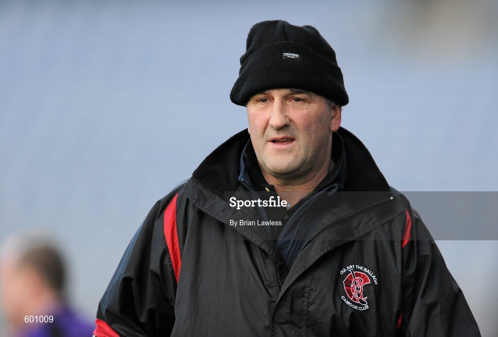 4 March 2012; Brendan O'Connor, manager, Oulart-the-Ballagh. All Ireland Senior Camogie Club Championship Final 2011, Drom/Inch, Tipperary v Oulart-the-Ballagh, Wexford, Croke Park, Dublin. Picture credit: Brian Lawless / SPORTSFILE