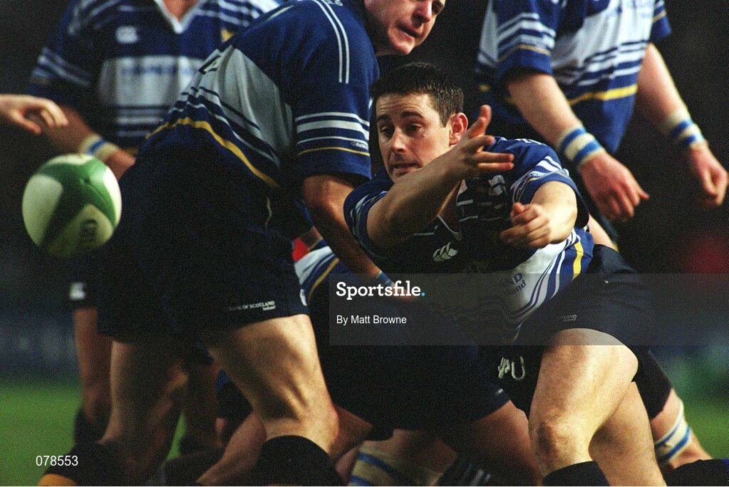 15 December 2001; Brian O'Meara, Leinster. Rugby. Picture credit; Matt Browne / SPORTSFILE