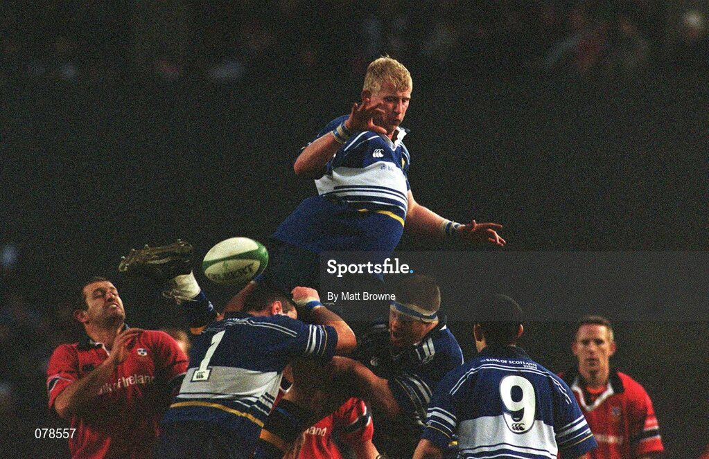 15 December 2001; Leo Cullen, Leinster. Rugby. Picture credit; Matt Browne / SPORTSFILE