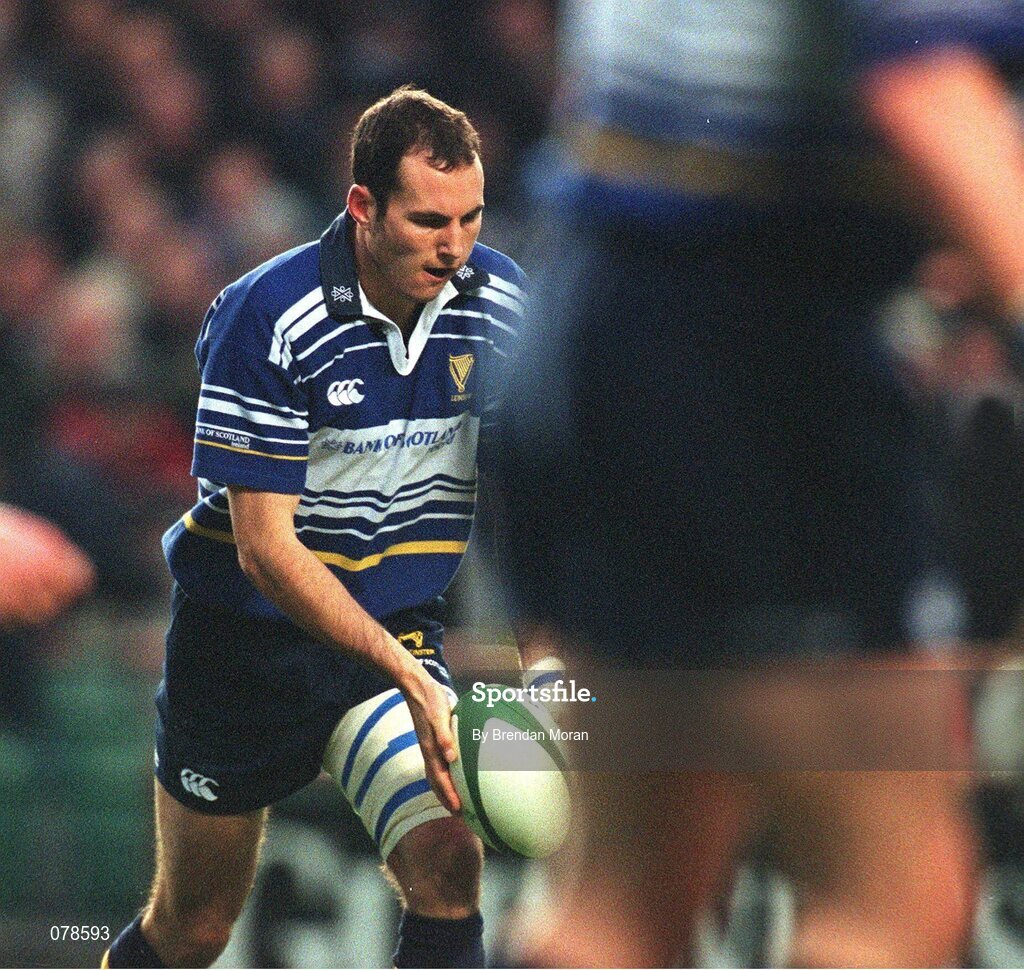 15 December 2001; Girvan Dempsey, Leinster. Rugby. Picture credit; Brendan Moran / SPORTSFILE