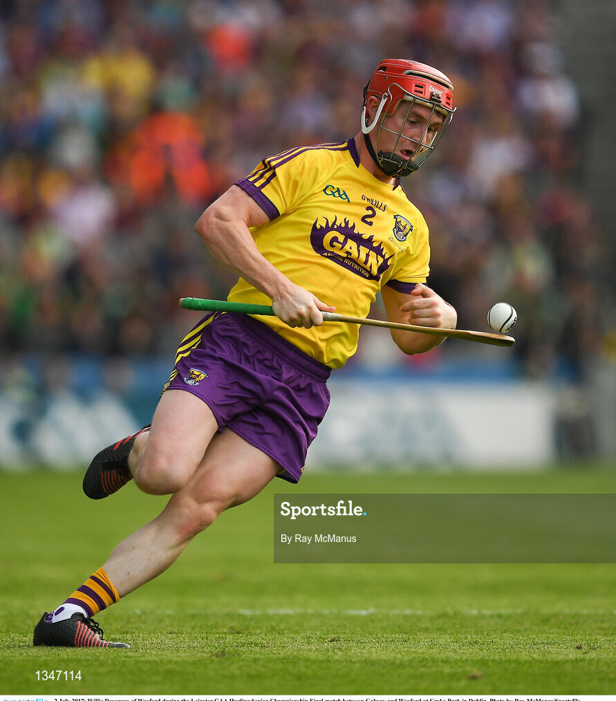 2 July 2017; Willie Devereux of Wexford during the Leinster GAA Hurling Senior Championship Final match between Galway and Wexford at Croke Park in Dublin. Photo by Ray McManus/Sportsfile