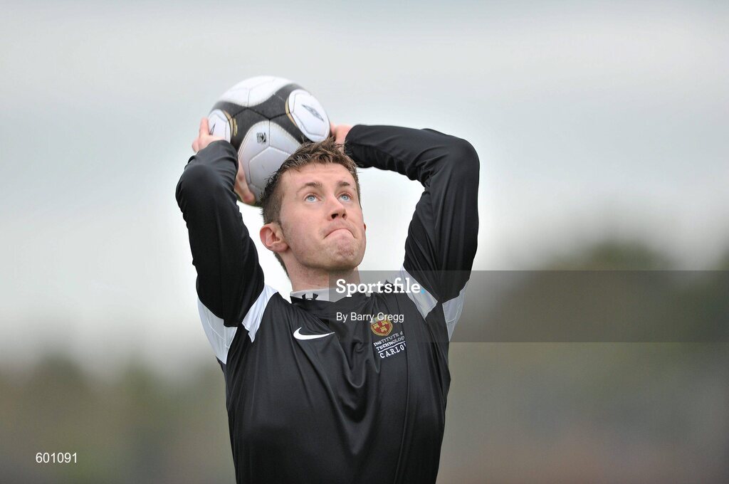 28 February 2012; Gary Smith, IT Carlow 'C'. Umbro CUFL Division Two Final, Drogheda Institute of FE v IT Carlow 'C', Greenogue, Peamount United FC, Peamount, Dublin. Picture credit: Barry Cregg / SPORTSFILE