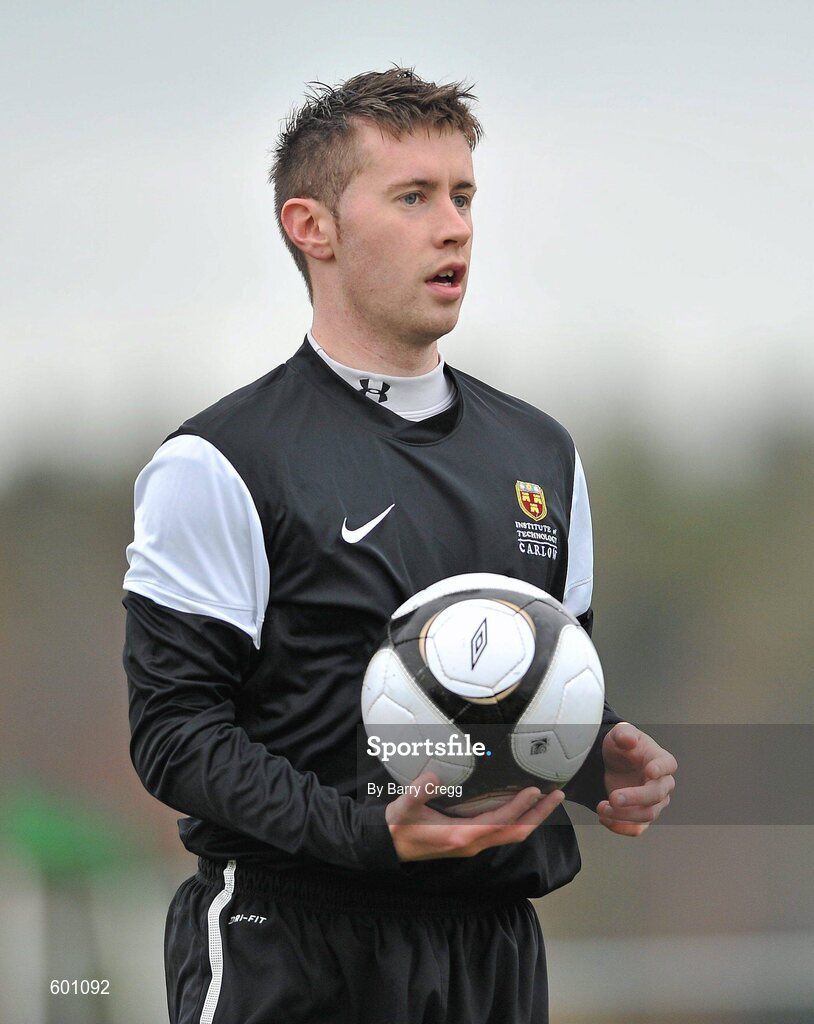 28 February 2012; Gary Smith, IT Carlow 'C'. Umbro CUFL Division Two Final, Drogheda Institute of FE v IT Carlow 'C', Greenogue, Peamount United FC, Peamount, Dublin. Picture credit: Barry Cregg / SPORTSFILE
