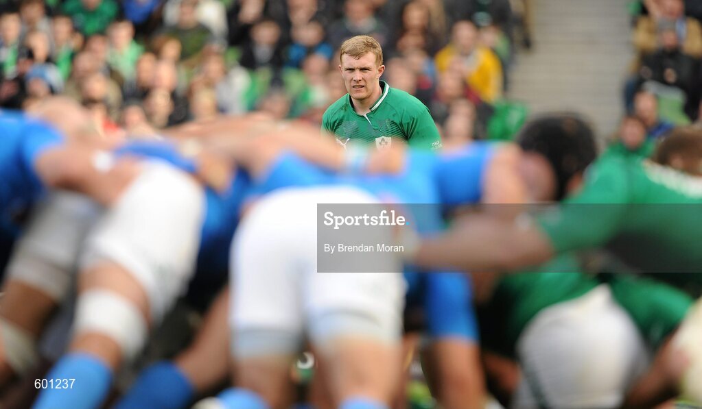25 February 2012; Keith Earls, Ireland. RBS Six Nations Rugby Championship, Ireland v Italy, Aviva Stadium, Lansdowne Road, Dublin. Picture credit: Brendan Moran / SPORTSFILE