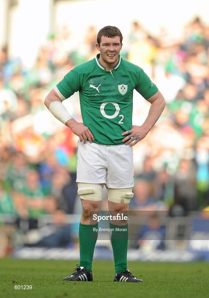 25 February 2012; Peter O'Mahony, Ireland. RBS Six Nations Rugby Championship, Ireland v Italy, Aviva Stadium, Lansdowne Road, Dublin. Picture credit: Brendan Moran / SPORTSFILE
