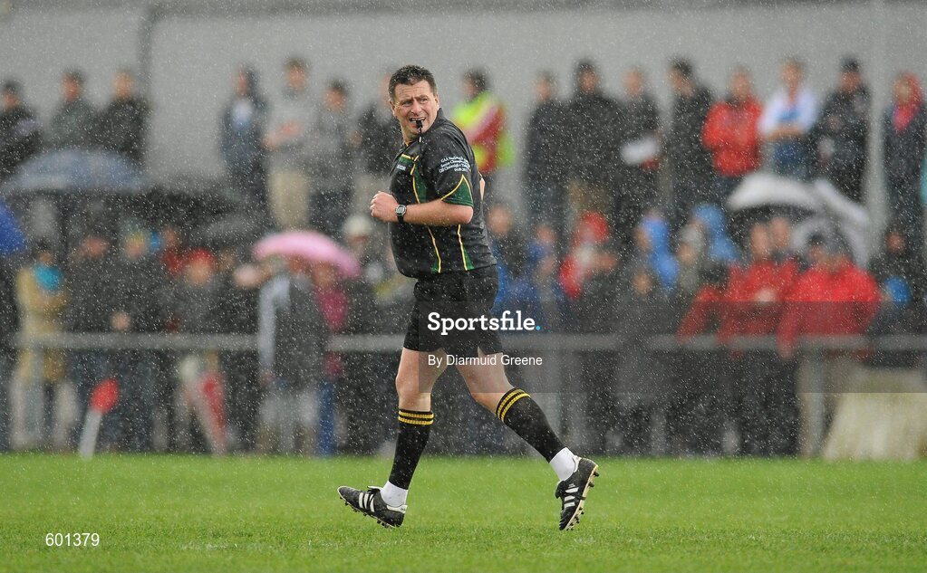 3 March 2012; Referee Brian Gavin. Irish Daily Mail Fitzgibbon Cup Final, University College Cork v Cork Institute of Technology, Mardyke Arena, Cork. Picture credit: Diarmuid Greene / SPORTSFILE