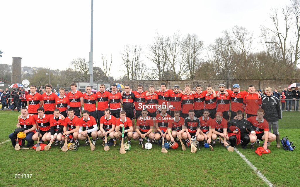 3 March 2012; The UCC squad. Irish Daily Mail Fitzgibbon Cup Final, University College Cork v Cork Institute of Technology, Mardyke Arena, Cork. Picture credit: Diarmuid Greene / SPORTSFILE