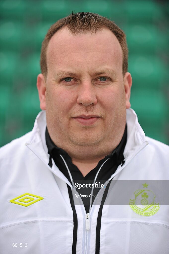 6 March 2012; Malcom Slattery, Shamrock Rovers, equipment manager. Shamrock Rovers Team and Portraits, Tallaght Stadium, Tallaght, Dublin. Picture credit: Barry Cregg / SPORTSFILE