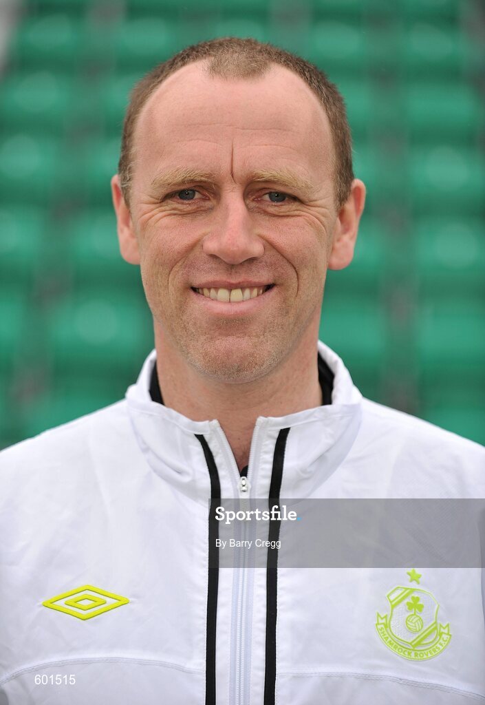 6 March 2012; Tony Mccarthy, Shamrock Rovers, physiotherapist Shamrock Rovers Team and Portraits, Tallaght Stadium, Tallaght, Dublin. Picture credit: Barry Cregg / SPORTSFILE