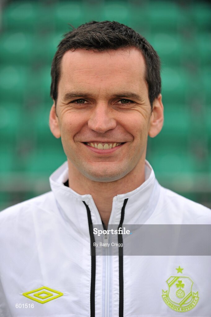 6 March 2012; Stephen Glass, Shamrock Rovers, assistant manager. Shamrock Rovers Team and Portraits, Tallaght Stadium, Tallaght, Dublin. Picture credit: Barry Cregg / SPORTSFILE