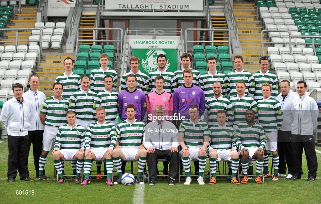6 March 2012; The Shamrock Rovers squad. Shamrock Rovers Team and Portraits, Tallaght Stadium, Tallaght, Dublin. Picture credit: Barry Cregg / SPORTSFILE