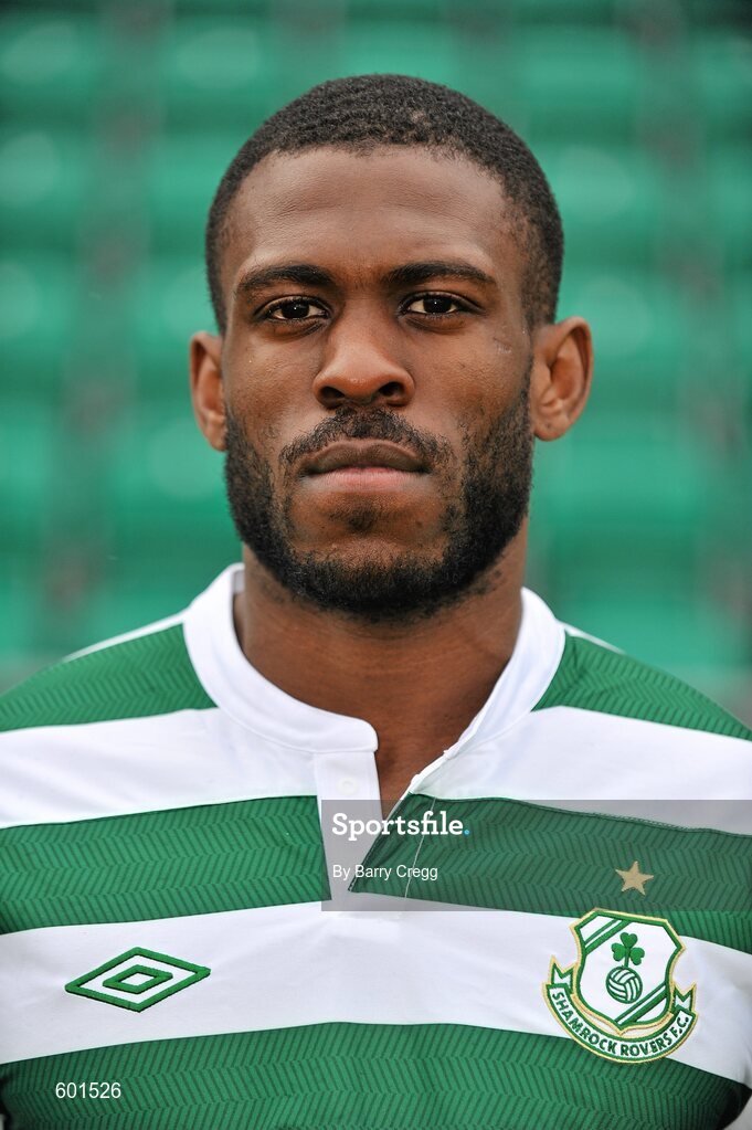 6 March 2012; Kerrea Gilbert, Shamrock Rovers. Shamrock Rovers Team and Portraits, Tallaght Stadium, Tallaght, Dublin. Picture credit: Barry Cregg / SPORTSFILE