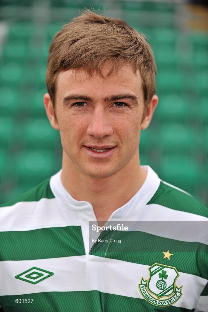 6 March 2012; Ronan Finn, Shamrock Rovers. Shamrock Rovers Team and Portraits, Tallaght Stadium, Tallaght, Dublin. Picture credit: Barry Cregg / SPORTSFILE