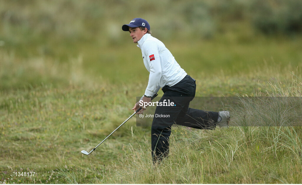 9 July 2017; Paul Dunne of Ireland, on the 3rd hole during Day 4 of the Dubai Duty Free Irish Open Golf Championship at Portstewart Golf Club in Portstewart, Co Derry. Photo by John Dickson/Sportsfile
