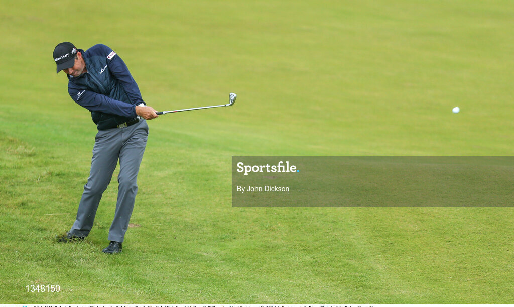 9 July 2017; Padraig Harrington of Ireland on the 2nd during Day 4 of the Dubai Duty Free Irish Open Golf Championship at Portstewart Golf Club in Portstewart, Co Derry. Photo by John Dickson/Sportsfile