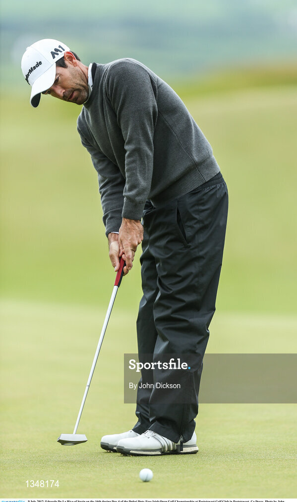 9 July 2017; Eduardo De La Riva of Spain on the 16th during Day 4 of the Dubai Duty Free Irish Open Golf Championship at Portstewart Golf Club in Portstewart, Co Derry. Photo by John Dickson/Sportsfile