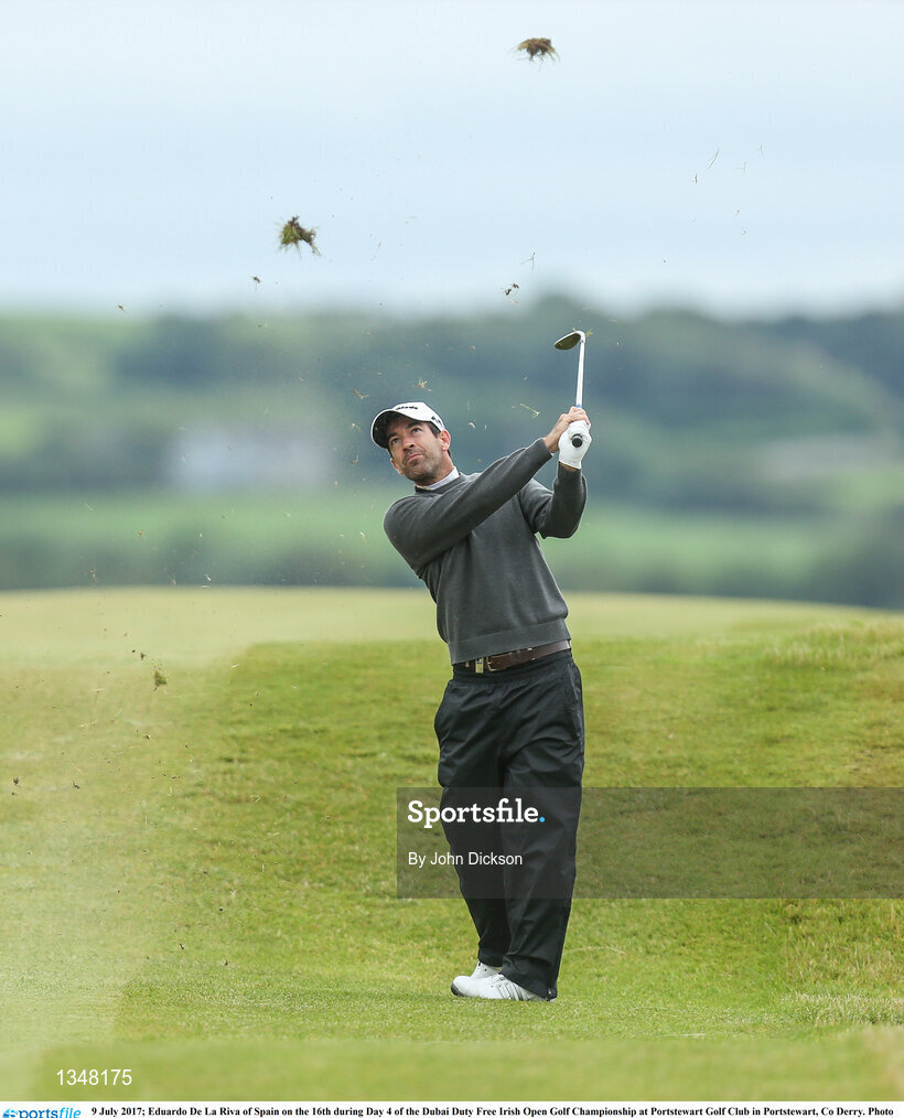 9 July 2017; Eduardo De La Riva of Spain on the 16th during Day 4 of the Dubai Duty Free Irish Open Golf Championship at Portstewart Golf Club in Portstewart, Co Derry. Photo by John Dickson/Sportsfile