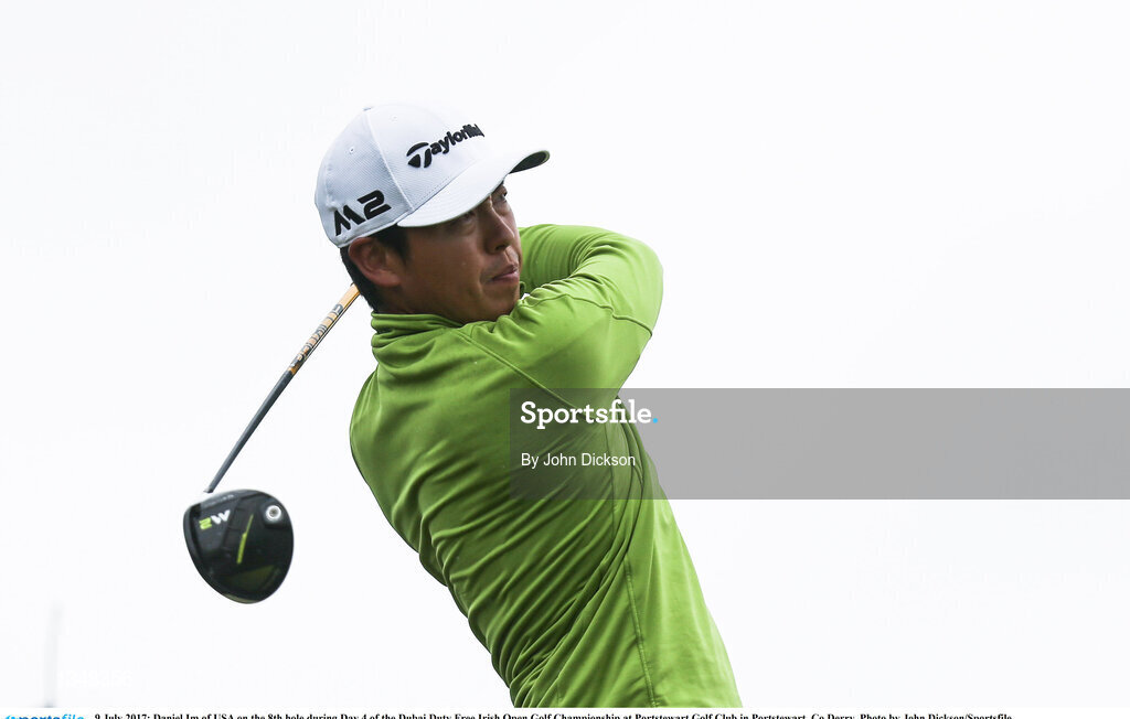 9 July 2017; Daniel Im of USA on the 8th hole during Day 4 of the Dubai Duty Free Irish Open Golf Championship at Portstewart Golf Club in Portstewart, Co Derry. Photo by John Dickson/Sportsfile