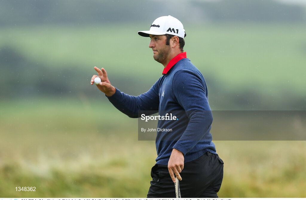 9 July 2017; Jon Rahm of Spain on the 7th hole during Day 4 of the Dubai Duty Free Irish Open Golf Championship at Portstewart Golf Club in Portstewart, Co Derry. Photo by John Dickson/Sportsfile