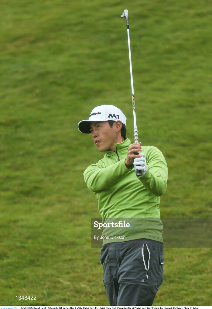 9 July 2017; Daniel Im of USA, on the 8th during Day 4 of the Dubai Duty Free Irish Open Golf Championship at Portstewart Golf Club in Portstewart, Co Derry. Photo by John Dickson/Sportsfile