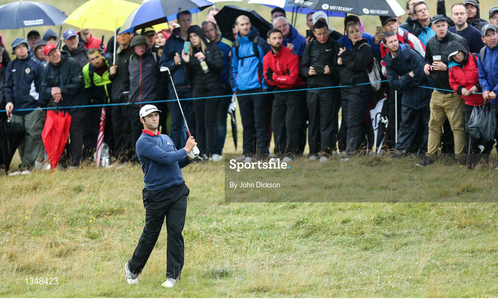 9 July 2017; Jon Rahm of Spain on the 7th during Day 4 of the Dubai Duty Free Irish Open Golf Championship at Portstewart Golf Club in Portstewart, Co Derry. Photo by John Dickson/Sportsfile