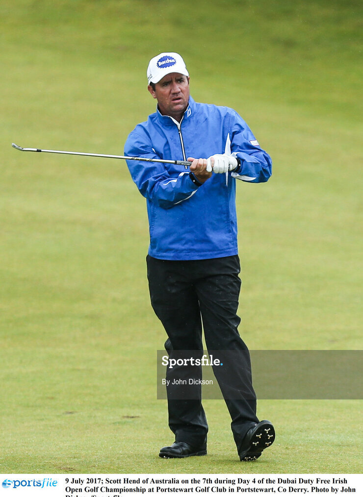 9 July 2017; Scott Hend of Australia on the 7th during Day 4 of the Dubai Duty Free Irish Open Golf Championship at Portstewart Golf Club in Portstewart, Co Derry. Photo by John Dickson/Sportsfile
