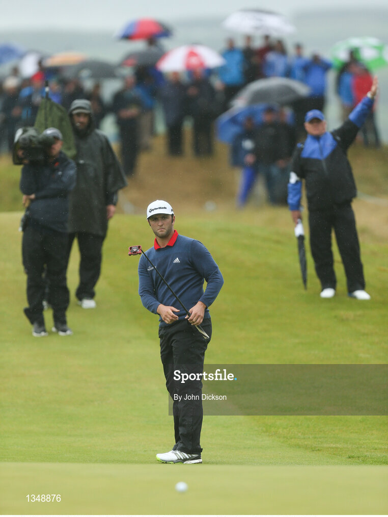 9 July 2017; Jon Rahm of Spain on the 16th during Day 4 of the Dubai Duty Free Irish Open Golf Championship at Portstewart Golf Club in Portstewart, Co Derry. Photo by John Dickson/Sportsfile