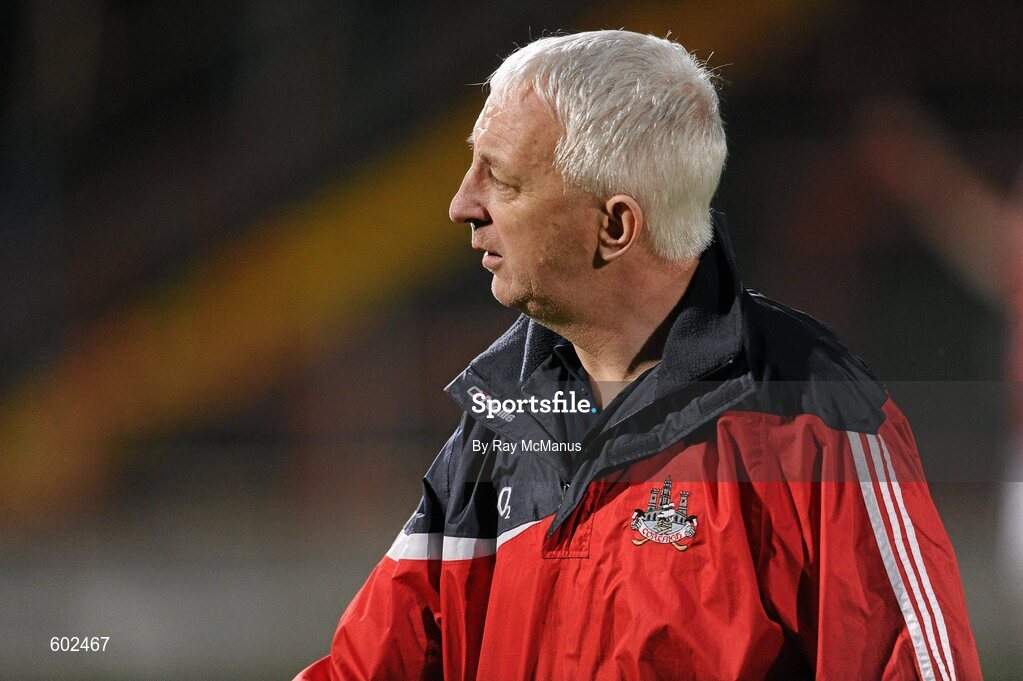 10 March 2012; Cork manager Conor Counihan. Allianz Football League, Division 1, Round 4, Laois v Cork, O'Moore Park, Portlaoise, Co. Laois. Picture credit: Ray McManus / SPORTSFILE