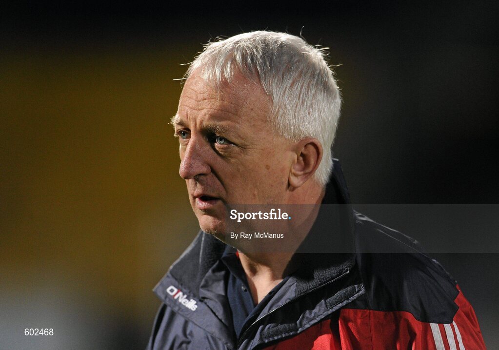 10 March 2012; Cork manager Conor Counihan. Allianz Football League, Division 1, Round 4, Laois v Cork, O'Moore Park, Portlaoise, Co. Laois. Picture credit: Ray McManus / SPORTSFILE