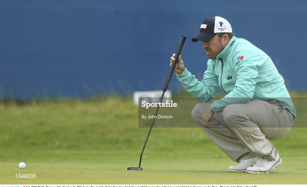 9 July 2017; Richie Ramsay of Scotland on the 18th during Day 4 of the Dubai Duty Free Irish Open Golf Championship at Portstewart Golf Club in Portstewart, Co Derry. Photo by John Dickson/Sportsfile